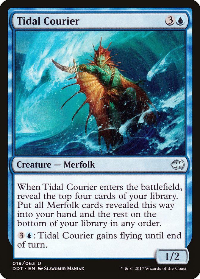 Tidal Courier [Duel Decks: Merfolk vs. Goblins] | Nerdhalla Games