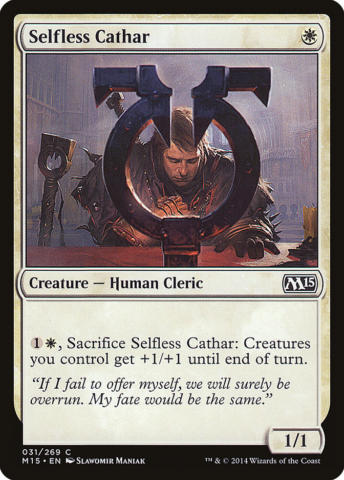 Selfless Cathar [Magic 2015] | Nerdhalla Games