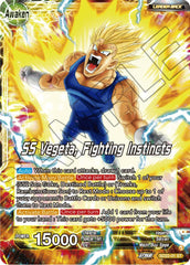 Vegeta // SS Vegeta, Fighting Instincts (Starter Deck Exclusive) (SD22-01) [Power Absorbed] | Nerdhalla Games