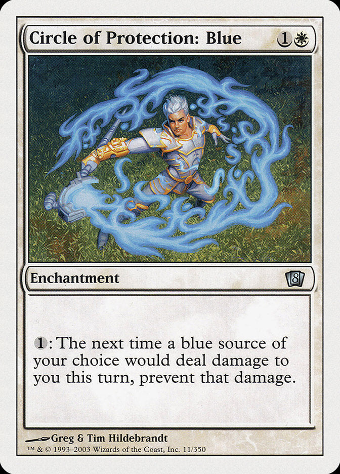 Circle of Protection: Blue [Eighth Edition] | Nerdhalla Games