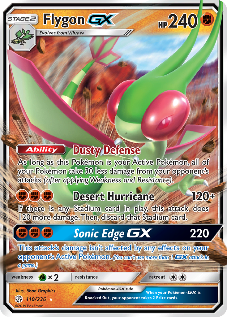 Flygon GX (110/236) [Sun & Moon: Cosmic Eclipse] | Nerdhalla Games