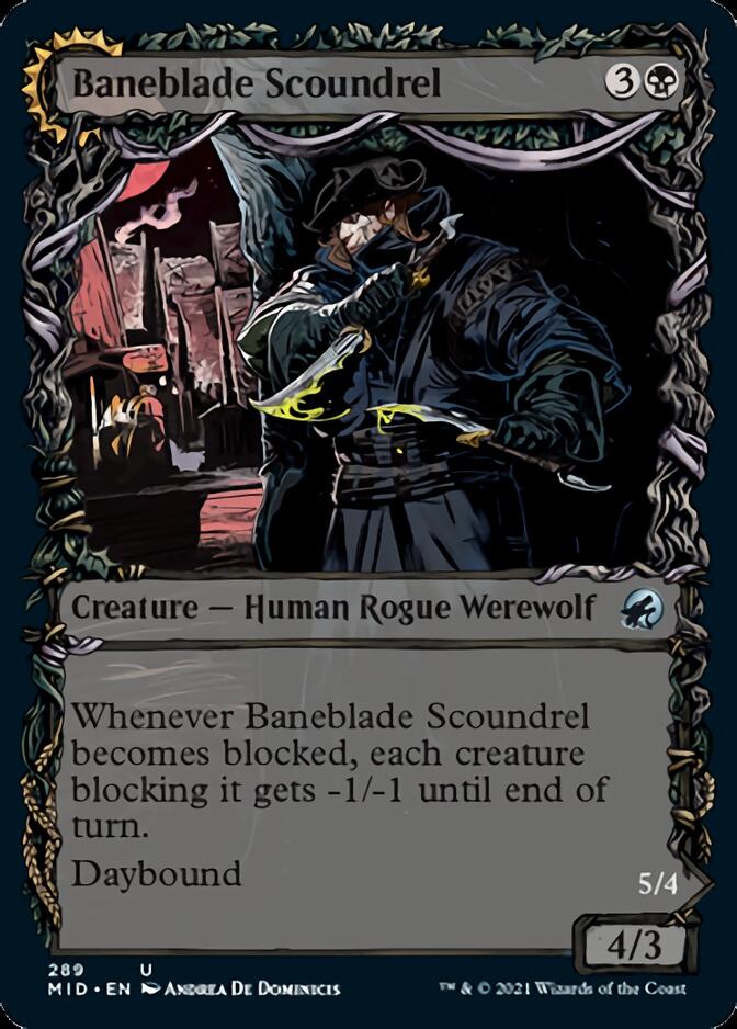 Baneblade Scoundrel // Baneclaw Marauder (Showcase Equinox) [Innistrad: Midnight Hunt] | Nerdhalla Games