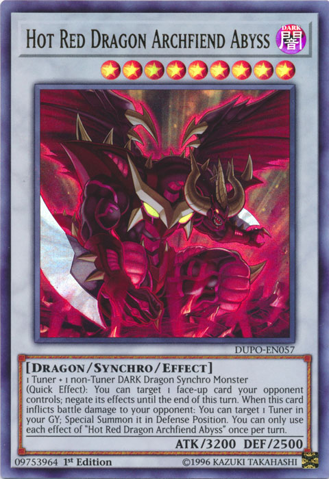 Hot Red Dragon Archfiend Abyss [DUPO-EN057] Ultra Rare | Nerdhalla Games