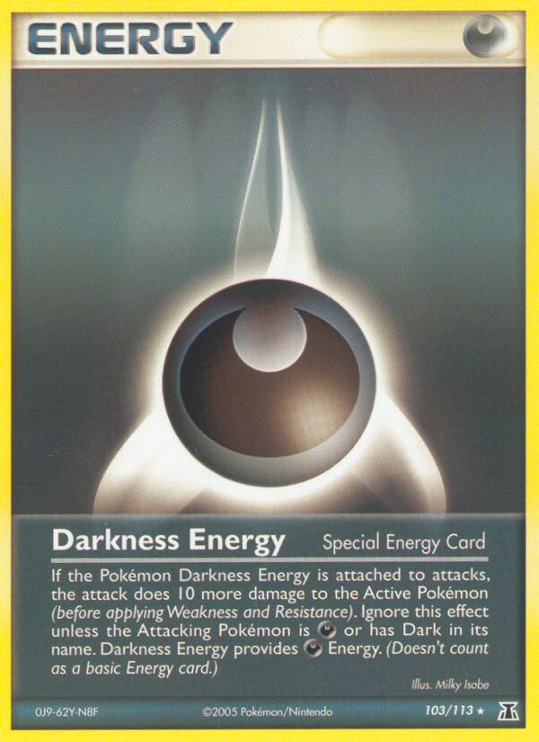 Darkness Energy (103/113) [EX: Delta Species] | Nerdhalla Games