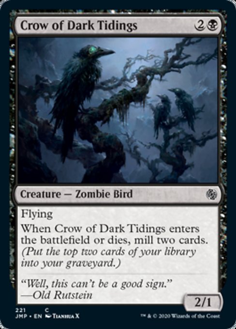 Crow of Dark Tidings [Jumpstart] | Nerdhalla Games