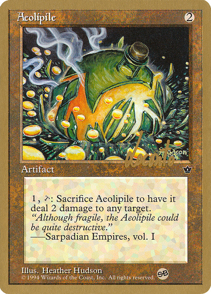 Aeolipile (Michael Loconto) (SB) [Pro Tour Collector Set] | Nerdhalla Games