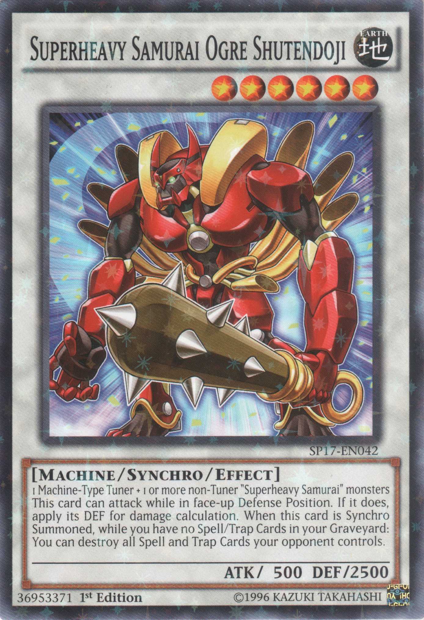 Superheavy Samurai Ogre Shutendoji [SP17-EN042] Starfoil Rare | Nerdhalla Games