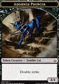 Adorned Pouncer // Horse Double-sided Token [Hour of Devastation Tokens] | Nerdhalla Games