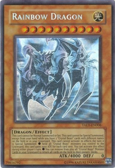 Rainbow Dragon (Chaos Neos Misprint) [TAEV-EN006] Ghost Rare | Nerdhalla Games