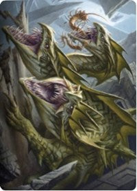 Grakmaw, Skyclave Ravager Art Card [Zendikar Rising Art Series] | Nerdhalla Games