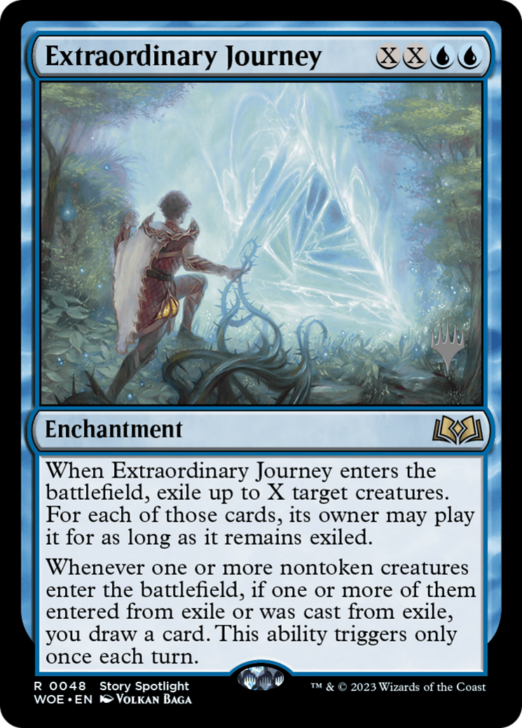 Extraordinary Journey (Promo Pack) [Wilds of Eldraine Promos] | Nerdhalla Games