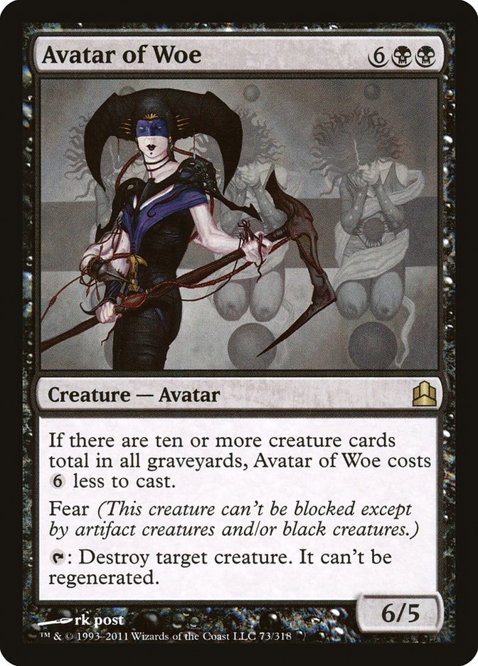 Avatar of Woe [Commander 2011] | Nerdhalla Games