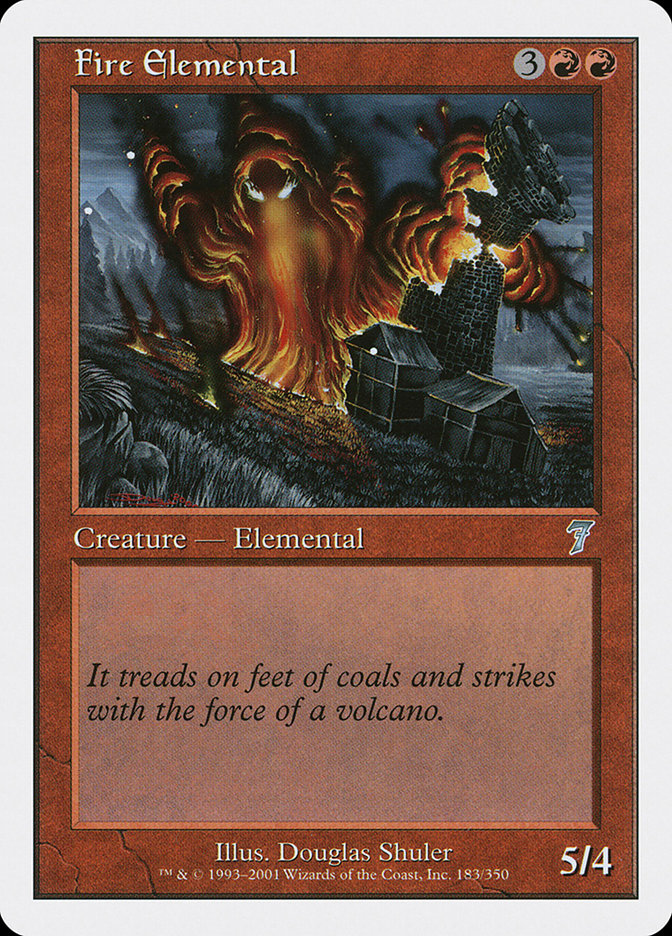 Fire Elemental [Seventh Edition] | Nerdhalla Games