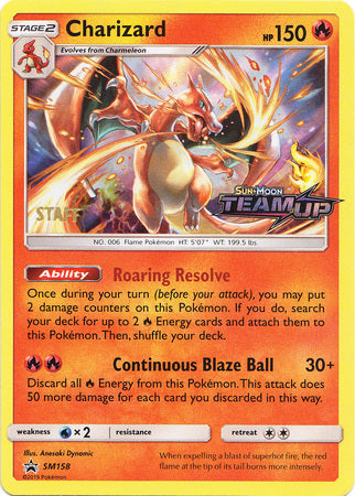 Charizard (SM158) (Staff) [Sun & Moon: Black Star Promos] | Nerdhalla Games