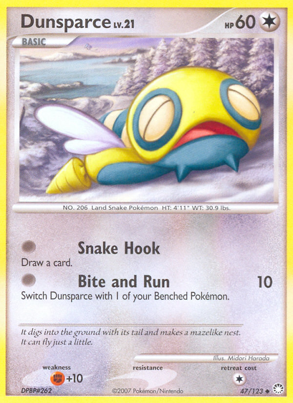 Dunsparce (47/123) [Diamond & Pearl: Mysterious Treasures] | Nerdhalla Games