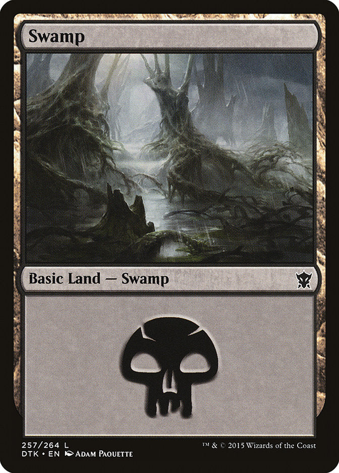 Swamp (257) [Dragons of Tarkir] | Nerdhalla Games