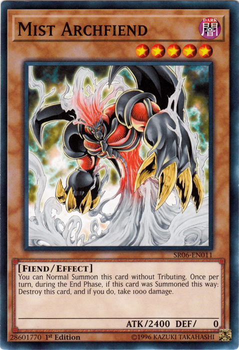 Mist Archfiend [SR06-EN011] Common | Nerdhalla Games