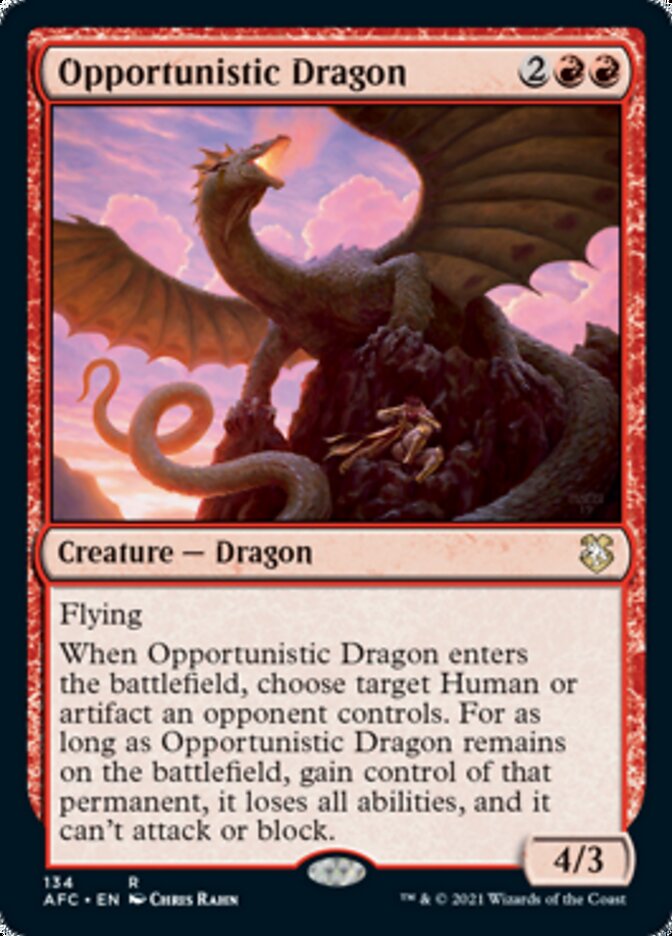 Opportunistic Dragon [Dungeons & Dragons: Adventures in the Forgotten Realms Commander] | Nerdhalla Games