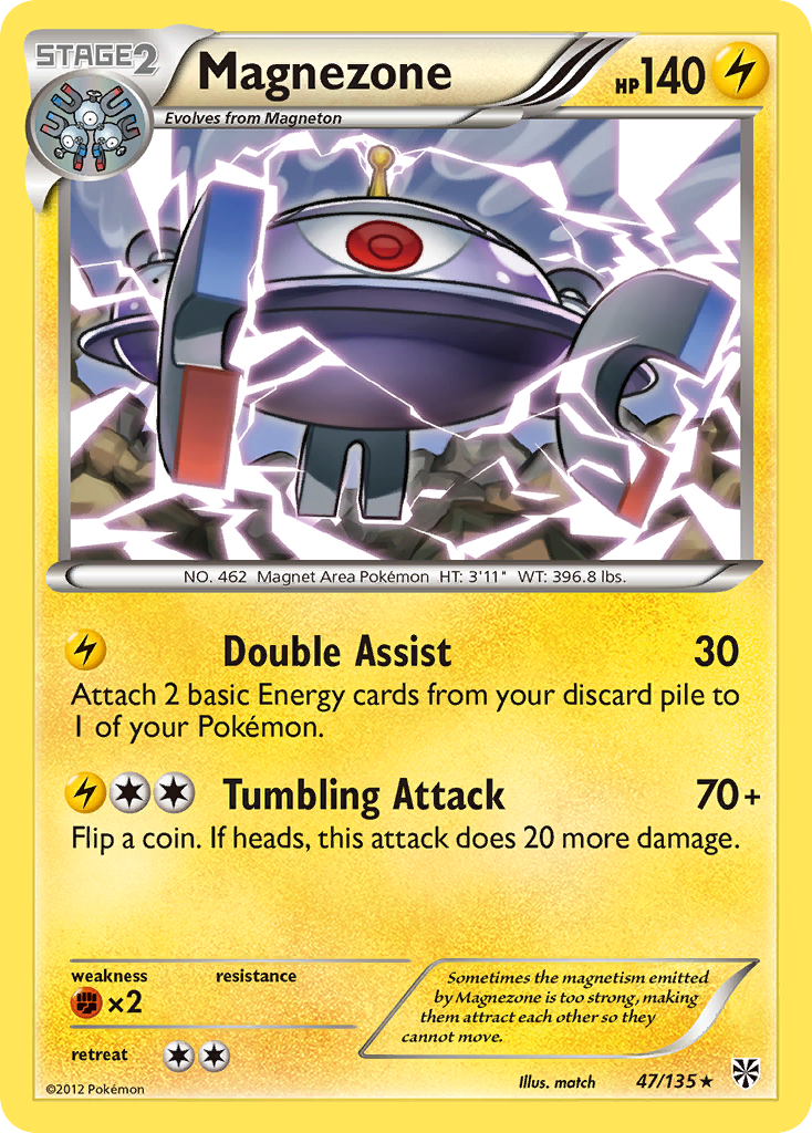 Magnezone (47/135) [Black & White: Plasma Storm] | Nerdhalla Games