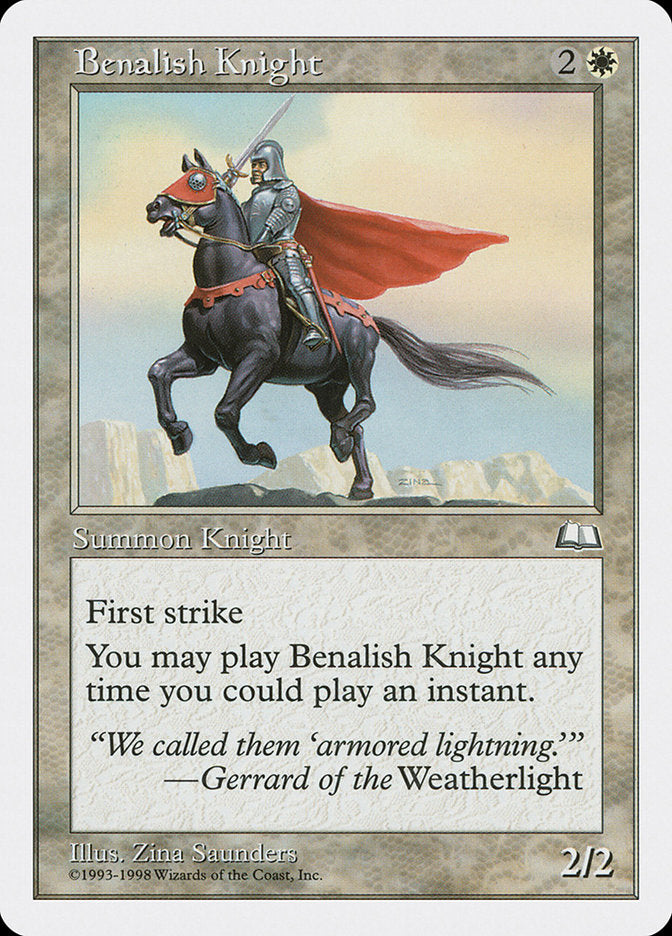 Benalish Knight [Anthologies] | Nerdhalla Games