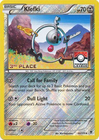 Klefki (66/119) (League Promo 3rd Place) [XY: Phantom Forces] | Nerdhalla Games