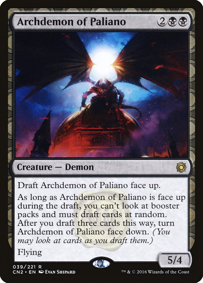 Archdemon of Paliano [Conspiracy: Take the Crown] | Nerdhalla Games