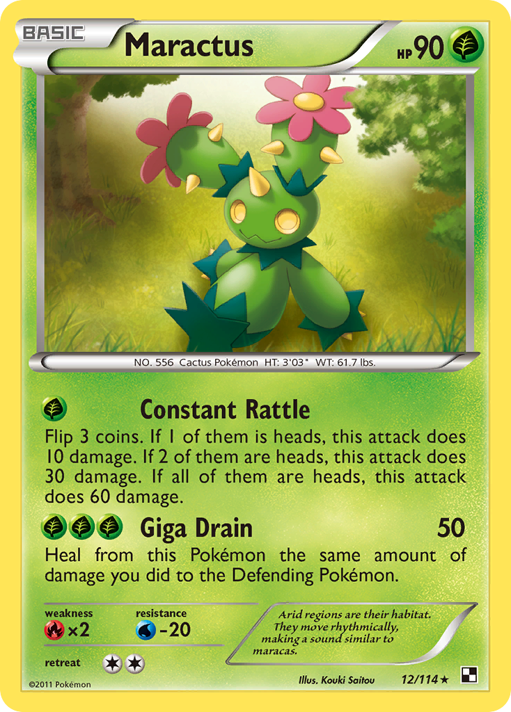 Maractus (12/114) [Black & White: Base Set] | Nerdhalla Games