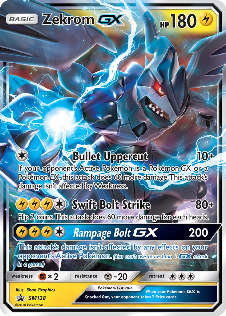 Zekrom GX (SM138) [Sun & Moon: Black Star Promos] | Nerdhalla Games