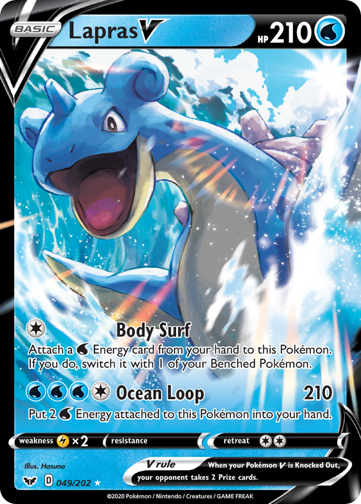 Lapras V (049/202) [Sword & Shield: Base Set] | Nerdhalla Games