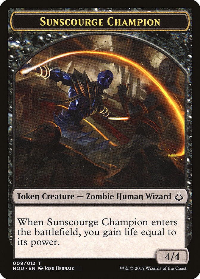 Sunscourge Champion [Hour of Devastation Tokens] | Nerdhalla Games