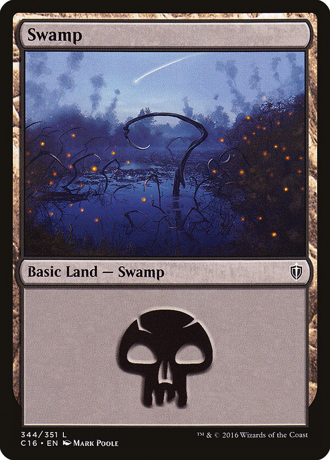 Swamp (344) [Commander 2016] | Nerdhalla Games