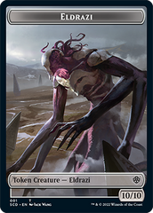 Eldrazi // Soldier Double-Sided Token [Starter Commander Decks] | Nerdhalla Games