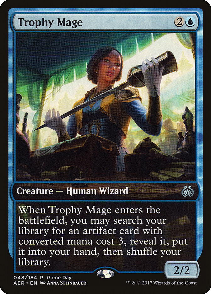 Trophy Mage (Game Day) [Aether Revolt Promos] | Nerdhalla Games