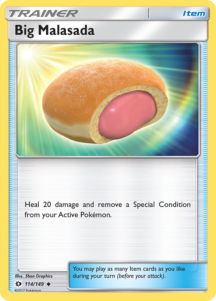 Big Malasada (114/149) [Sun & Moon: Base Set] | Nerdhalla Games