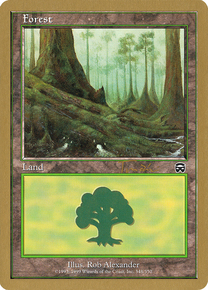 Forest (jt348) (Jan Tomcani) [World Championship Decks 2001] | Nerdhalla Games