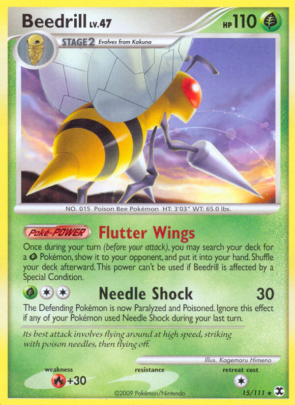 Beedrill (15/111) [Platinum: Rising Rivals] | Nerdhalla Games