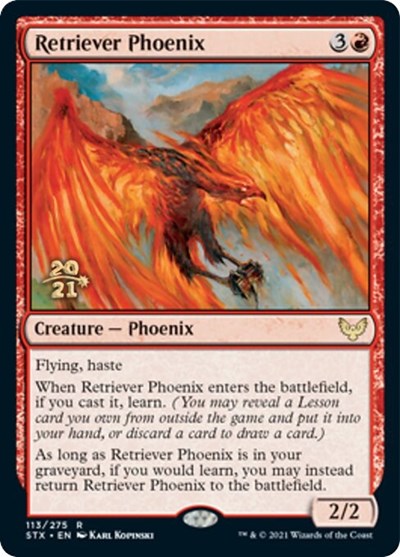 Retriever Phoenix [Strixhaven: School of Mages Prerelease Promos] | Nerdhalla Games