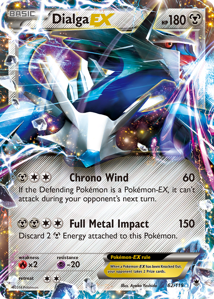 Dialga EX (62/119) [XY: Phantom Forces] | Nerdhalla Games