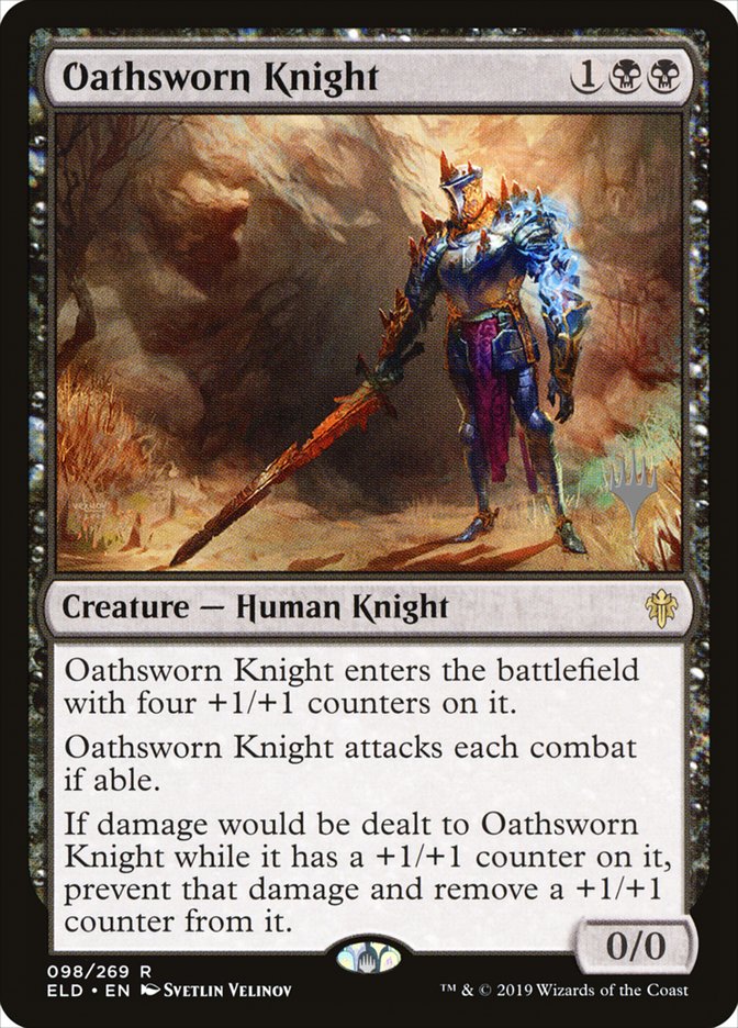 Oathsworn Knight (Promo Pack) [Throne of Eldraine Promos] | Nerdhalla Games