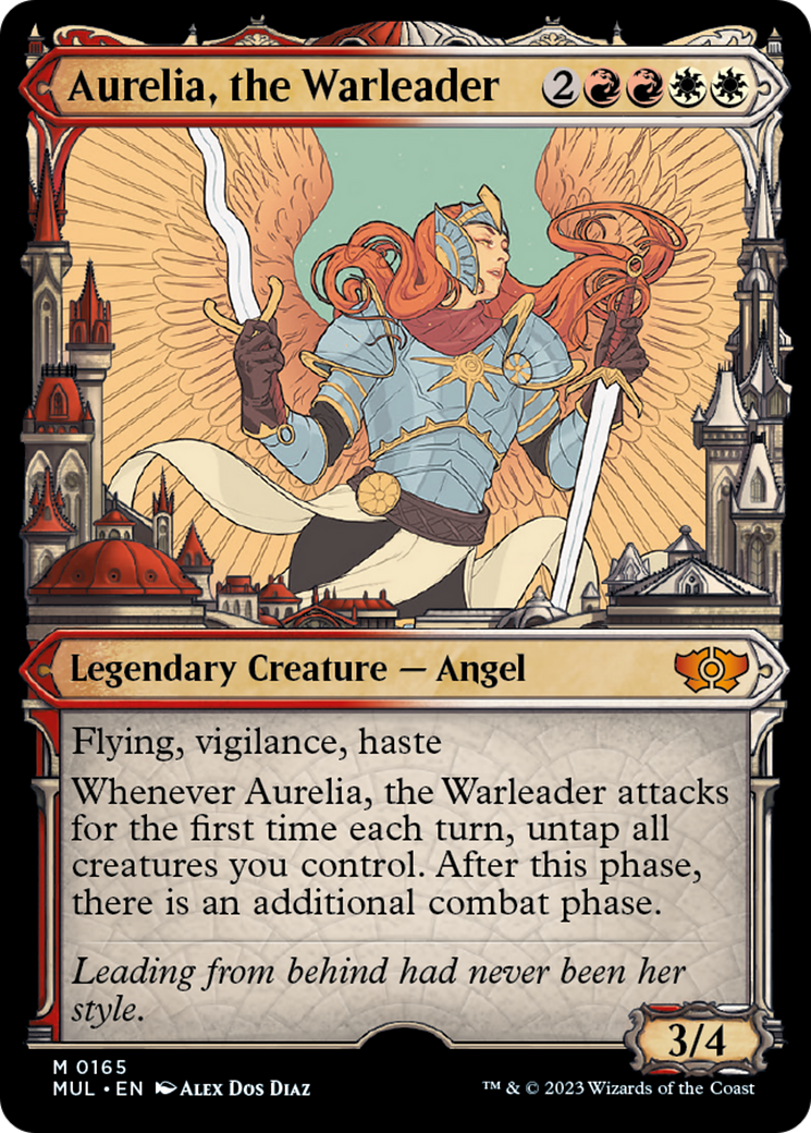 Aurelia, the Warleader (Halo Foil) [Multiverse Legends] | Nerdhalla Games