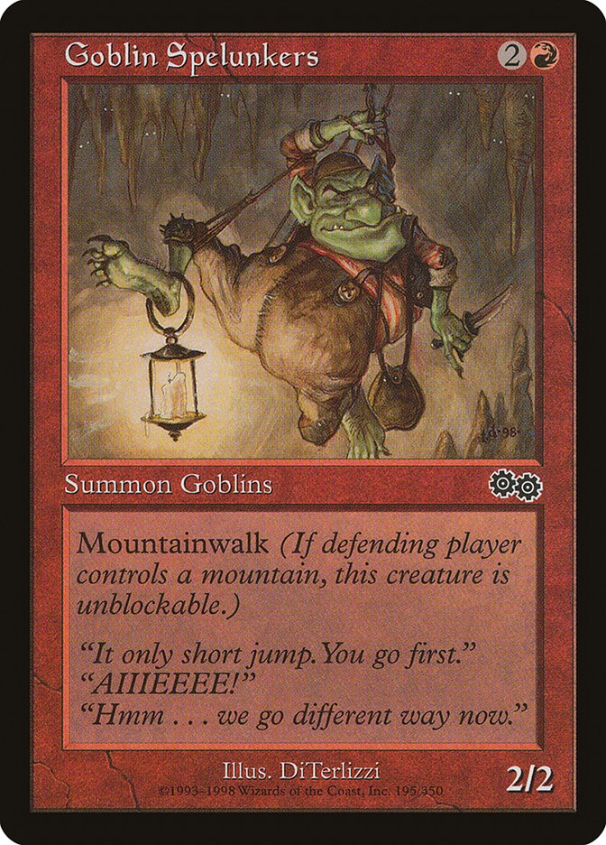 Goblin Spelunkers [Urza's Saga] | Nerdhalla Games