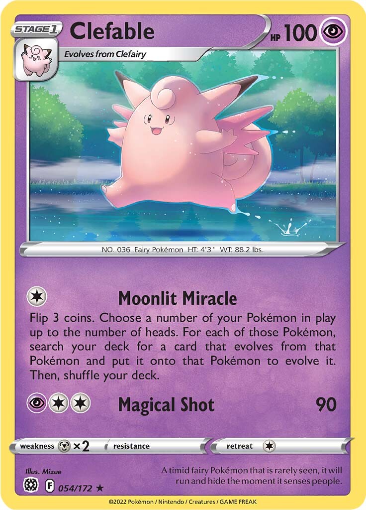 Clefable (054/172) [Sword & Shield: Brilliant Stars] | Nerdhalla Games