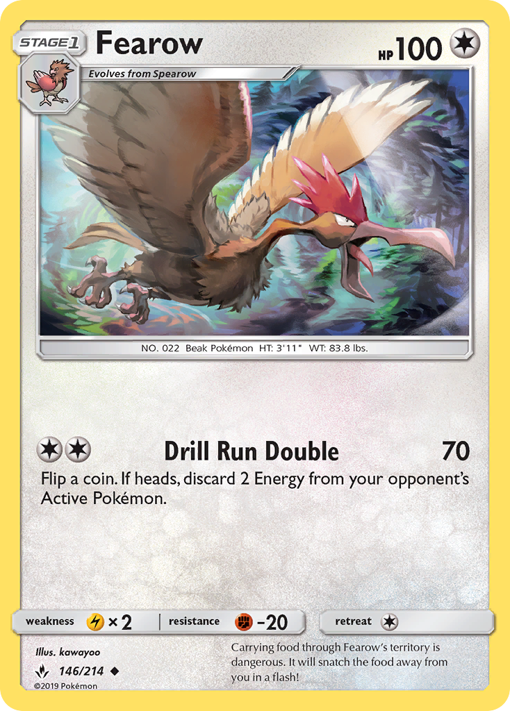 Fearow (146/214) [Sun & Moon: Unbroken Bonds] | Nerdhalla Games