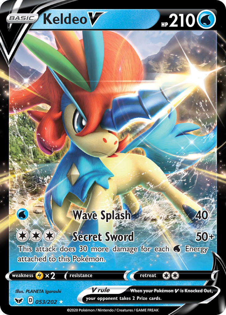 Keldeo V (053/202) [Sword & Shield: Base Set] | Nerdhalla Games