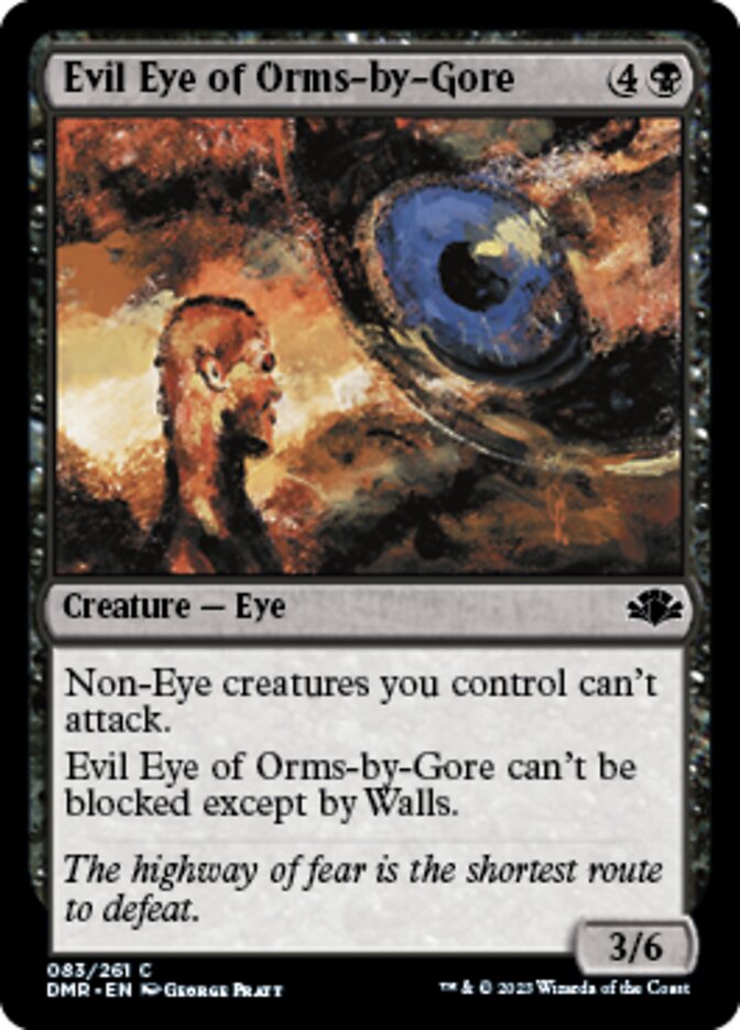 Evil Eye of Orms-by-Gore [Dominaria Remastered] | Nerdhalla Games