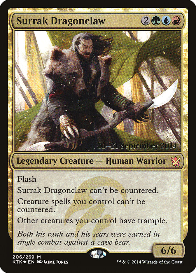 Surrak Dragonclaw  [Khans of Tarkir Prerelease Promos] | Nerdhalla Games