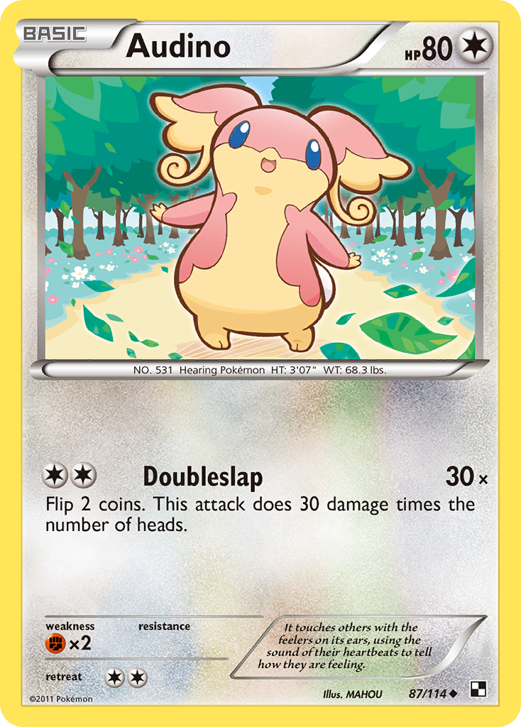 Audino (87/114) [Black & White: Base Set] | Nerdhalla Games