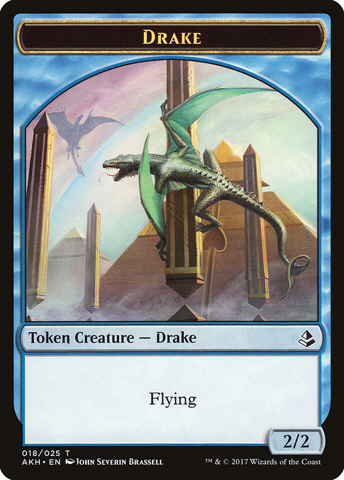 Drake [Amonkhet Tokens] | Nerdhalla Games