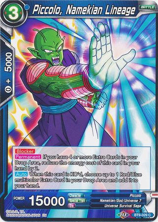 Piccolo, Namekian Lineage [BT9-029] | Nerdhalla Games