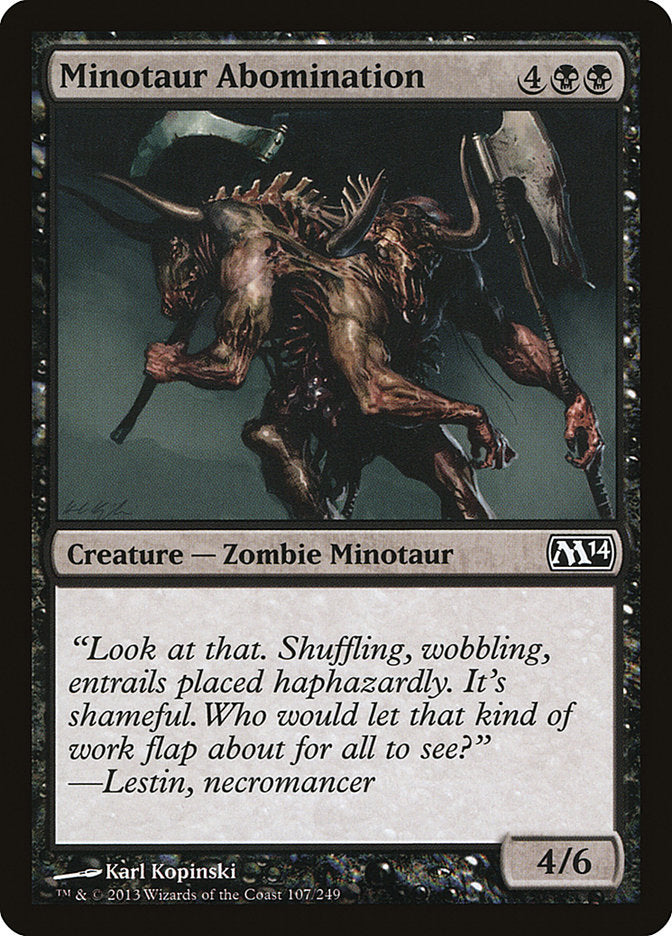 Minotaur Abomination [Magic 2014] | Nerdhalla Games